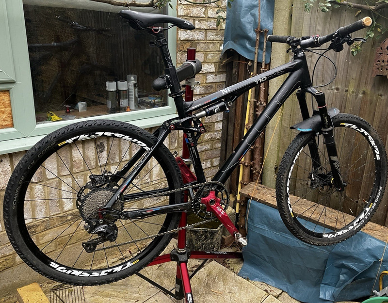 Cube AMS Pro 110 Full Suspension Mountain Bike 26in Hydraulic Disc Brakes Black