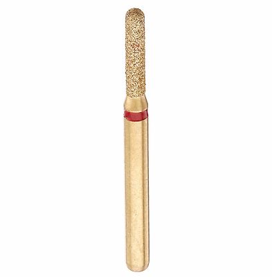 Premium Gold Plated Diamond-ROUNDENDCYLINDER-G880/014F (GB2F)-Fine pk of 5