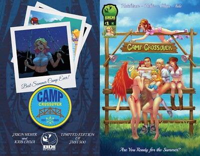 BIG DOG INK CAMP CROSSOVER #1 MEATBALLS HOMAGE LOGO COVER CUPID CRITTER