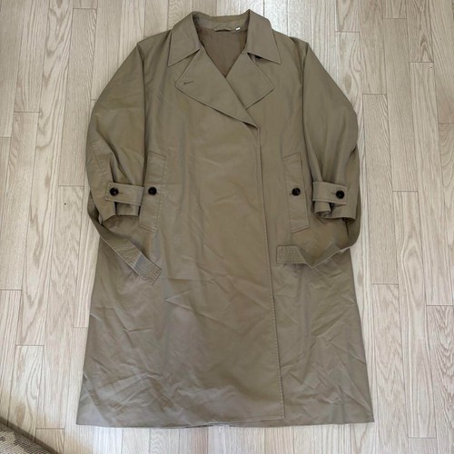 UNIQLO U Lemaire Oversized Trench Coat Women’s L (US M) Khaki Japan Exclusive - Picture 2 of 7