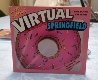 The Simpsons: Virtual Springfield (Windows/Mac, 1997) CD-ROM