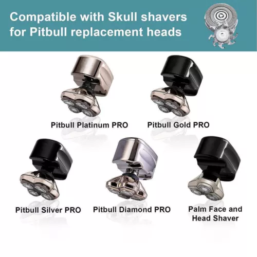 10 hojas de repuesto para afeitadora Pitbull Skull platino oro plata mariposa - Imagen 14 de 22