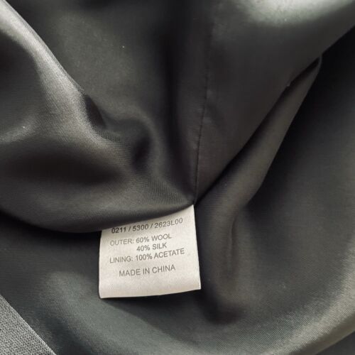 Hobbs size 14 black cocktail black lined dress diamanté neck zipper fastening - Picture 4 of 10