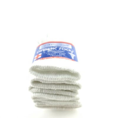 Dr Sol Diabetic Edema  Helps Circulation  Women's Socks White Size USA Seller 