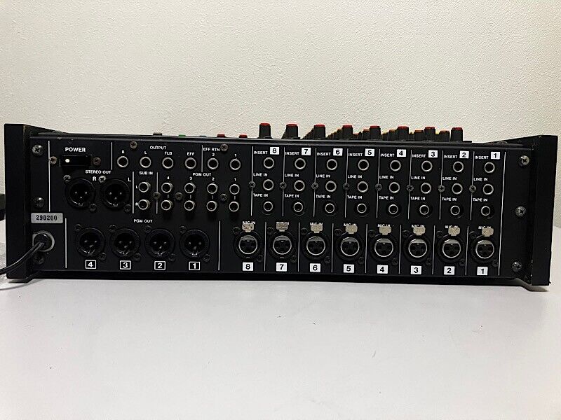 TASCAM M-208 8-Channel Mixer Vintage Good Working Free TASCAM M-208 8-Channel Mixer Vintage Good Working Free
