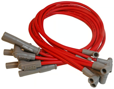 MSD 31409 Super Conductor Spark Plug Wire Set Chevy '82-'83 Camaro/Trans Am