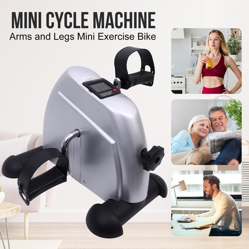 Portable Mini Cycle Bike Foot Pedal Exercise Machine Arm Leg Recovery Peddle NEW - Picture 2 of 14