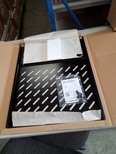 Rittal Black Shelf, 2U, 482.6mm x 400mm - 5501.635