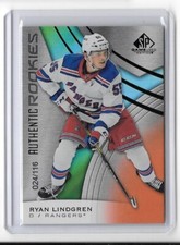 2019-20 UPPER DECK SP GAME USED RYAN LINDGREN AUTHENTIC ROOKIES 24/116