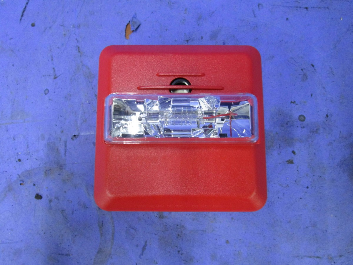 NEW SIEMENS HORN STROBE RED MULTI-CANDELA CEILING FIRE ALARM ZH-MC