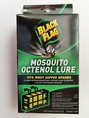 Black Flag MOSQUITO OCTENOL LURE fits Most Zapper Brands 30-day Continuous  Relea 85972007004