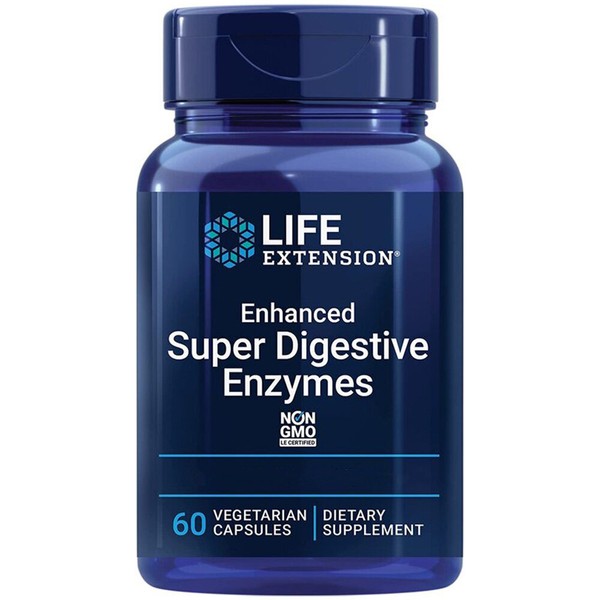 Life Extension, Enhanced Super Digestive Enzymes, 60 Veg. Kapseln - Blitzversand-image