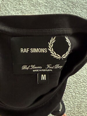 Raf Simons Fred Perry Punks Grail Tshirt L Black Hype Medium | eBay