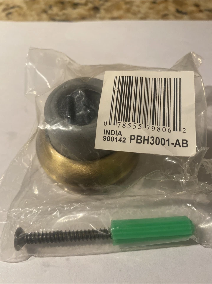 Brass Home Door Stop Dome Office Floor Mount Bumper | Renovator's Supply - Image 2 of 2