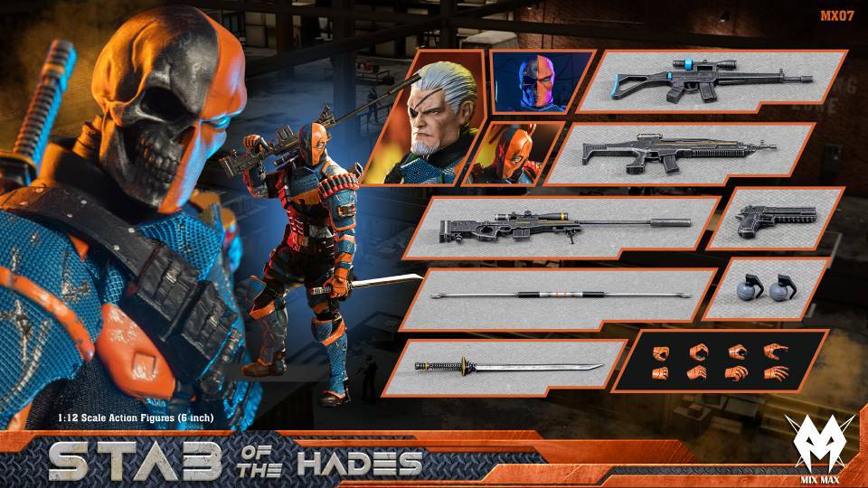Mixmax MX07 Stab of Hades Deathstroke Action Figures In Stock | eBay