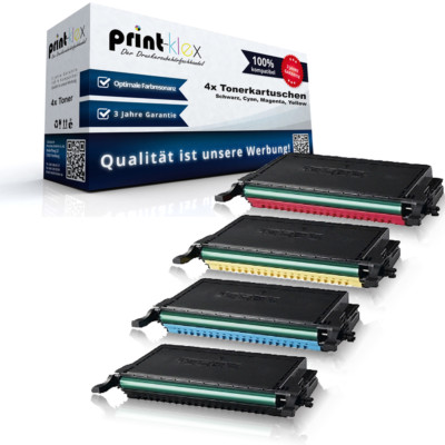 4x Premium Tonerkartuschen für Samsung CLP-605 NDK - Sparpack