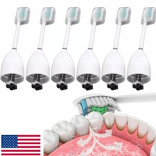 6 Pack Replacement Brush Heads for Philips Sonicare E Series Electric Toothbrush