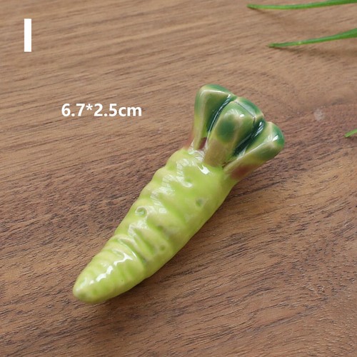 Soporte para palillos en forma de fruta estante de cerámica cubiertos cuchillos mesa hogar regalo - Imagen 25 de 35
