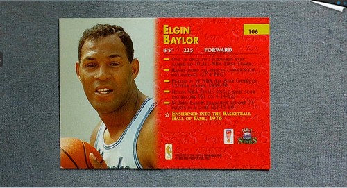 1996-97 Topps Stars #106 Elgin Baylor Lakers - Picture 2 of 2