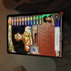 Dragon Ball Z Ccg Broly The Calm Lvl 1 Br1 Gold Foil Movie 8 Promo Nm Ebay