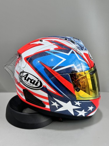 Arai Rx7x Hayden Motorcycle Red Full Helmet Riding Full Face Helmet Universal - Picture 11 of 13