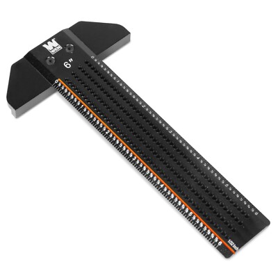 WEN ME806R 6-Inch T-Shaped Marking Ruler
