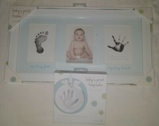 Lot of 2 - Baby's Handprint/ Footprint/ Photo Frame  Baby keepsake Print