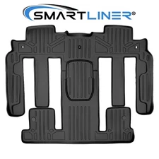 SMARTLINER Custom Fit Floor Mats 2nd 3rd Row Liner Set Traverse Enclave Acadia