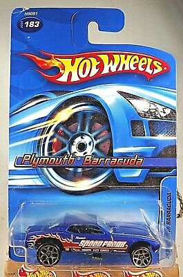 PLYMOUTH BARRACUDA F/C 2005 #183 Blue Hot Wheels