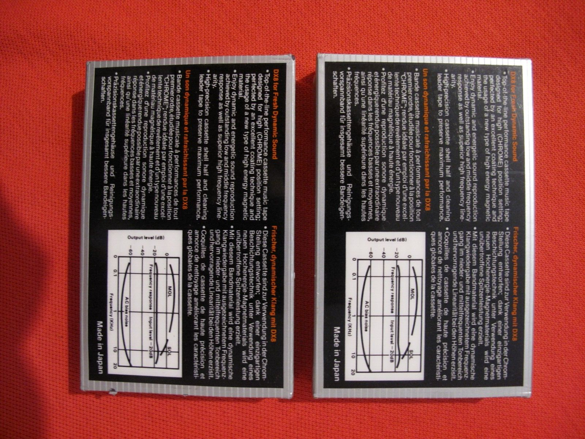 DENON DX8/60 blank cassette tape 1 pc. | eBay