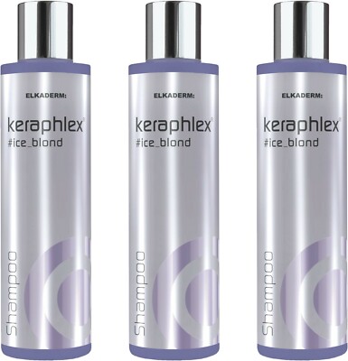 Keraphlex Ice Blond Shampoo 3x200 ml