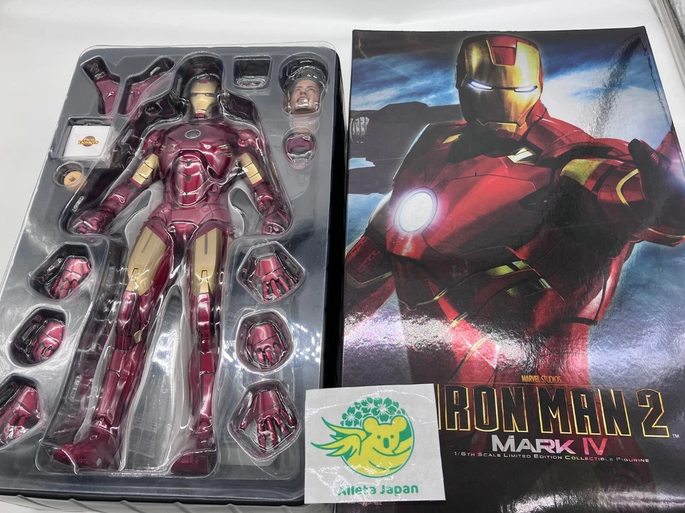 Hot Toys Modellino Iron Man 2 Mark IV 4 MMS 123 Tony Stark scala 1/6 12 pollici - Immagine 2 di 4