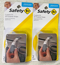 Safety 1st Custom Fit All Purpose Straps 2 Packs 4 Straps Secure Appliances New