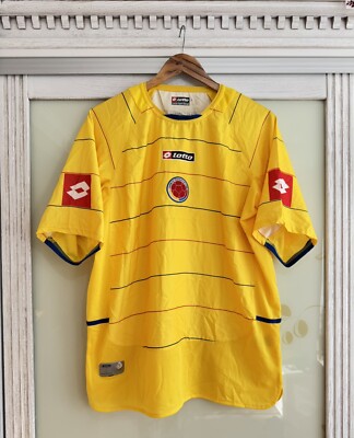 Vintage Colombia 2004 Home Soccer Jersey Football Kit Shirt Size L