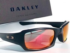 NEW Oakley FIVES Squared Matte BLACK POLARIZED Galaxy RUBY Lens Sunglass 9238