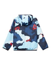 Reebok Boys Blocker Full Zip Hoodie with Pockets, XL OR 2XL Wind Breaker Zipper