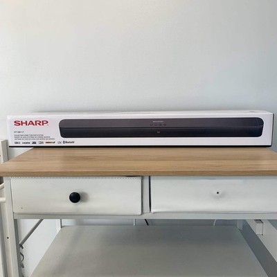 Sharp HT-SB117 Sound Bar Home Speaker Entertainment Surround Sound In Box