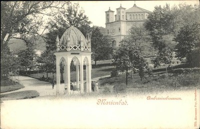 Mariánské Lázně Czech Republic Bohemia Ambrose Fountain