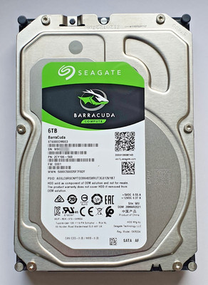 6 TB SATA Seagate Barracuda Compute ST6000DM003 5400RPM 256MB 3,5'' Festplatte