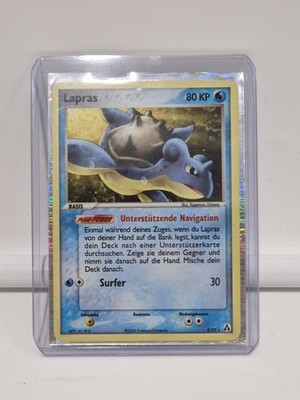 Pokémon Karte Lapras 8/92  Holo EX Legend Maker Pokemon Deutsch Selten Vintage