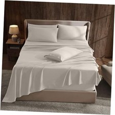 Extra Deep Pocket Sheet Sets, Luxury Soft 6 Piece Bed Sheet Set Fits Mattress