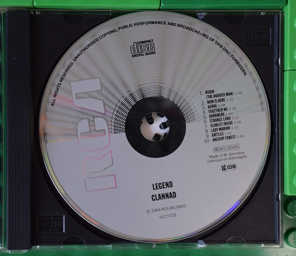 Clannad - Legend - RCA - CD - Bild 3 von 4