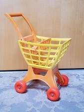 Vintage 1970s Tuff Stuff Shopping Cart - Orange and Yellow - Great 