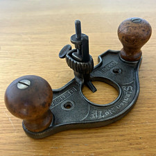 Vintage Stanley No. 71 1/2 Router Plane Made in USA with Wooden Handles