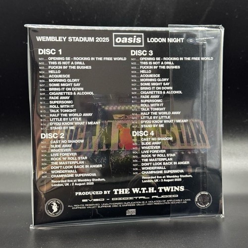 OASIS / WEMBLEY NIGHTS FOREVER「ウェンブリー伝説の夜」(4CD BOX) - Foto 4 di 9