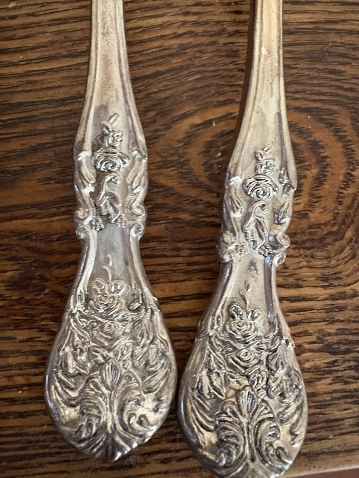 11 посеребренных суповых ложек INTERNATIONAL F.B ROGERS French Rose 7 дюймов - Изображение 3 из 3