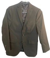 Lauren Ralph Lauren Blazer Boys 10R Black Sports Coat Striped Lined Worn Once