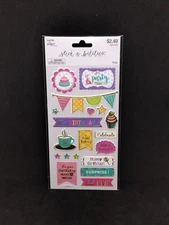 The Paper Studio Happy Birthday Stickers Party Time Celebrate 