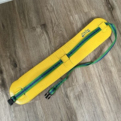 Vintage Cut 'N Jump Gear Water Ski Belt Float Life Preserver Waist Yellow