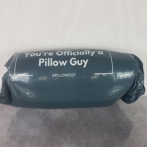 Pillow Guy Down Alternative Overstuffed Pillows 2-Pack King Side Back Navy/Teal - Picture 3 of 6